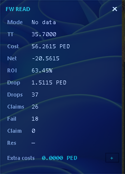 Mining Mini with Finder Watch showing READ.
